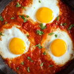 Eggs In Tomato Sauce Occhio Di Bue (Bull’s Eye) P