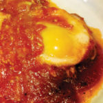 Italian Food recipes Bull’s Eye eggs in spicy tomato sauce P