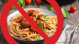 Traditional Italian Food no spaghetti and meatballs