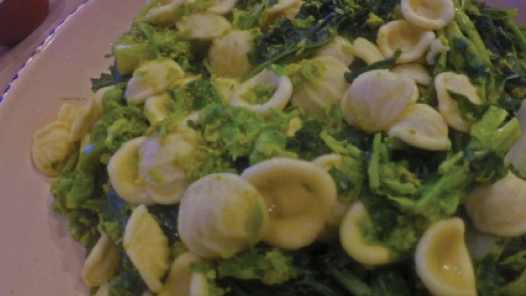 Orecchiette with broccoli rabe